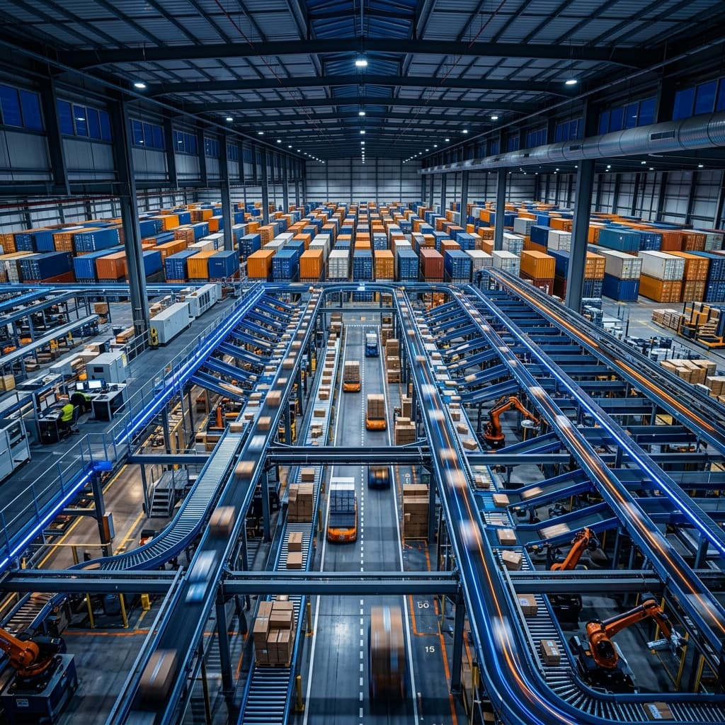 Logistics background